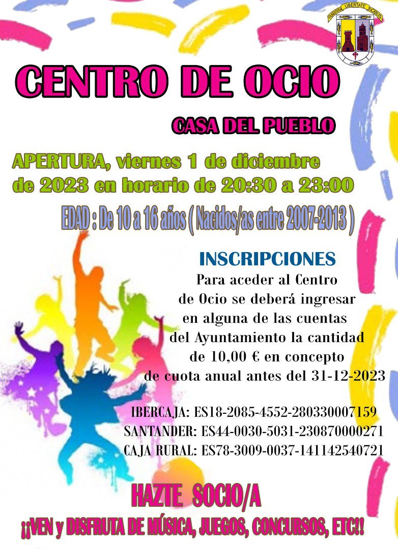 Apertura del Centro de Ocio en Granja de Torrehermosa 
