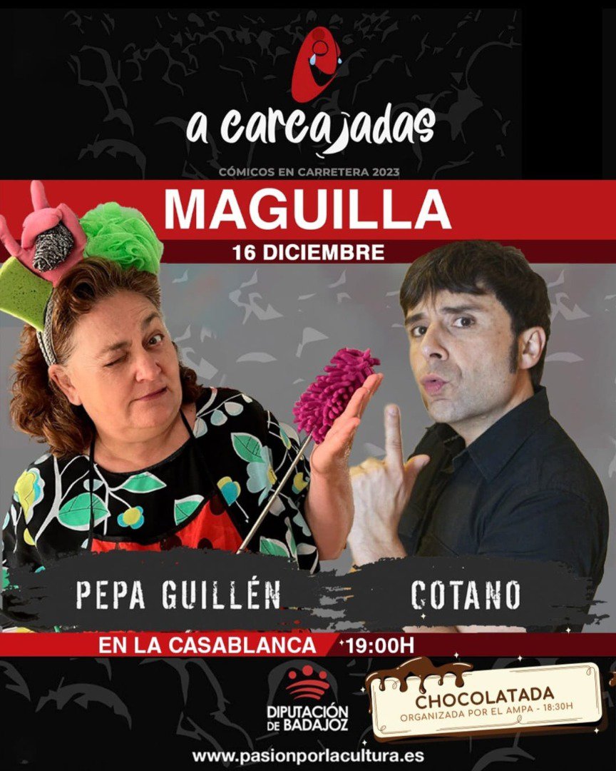 “A carcajadas. Cómicos en la Carretera” en Maguilla 
