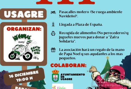 III Papanoelada Motera en Usagre 