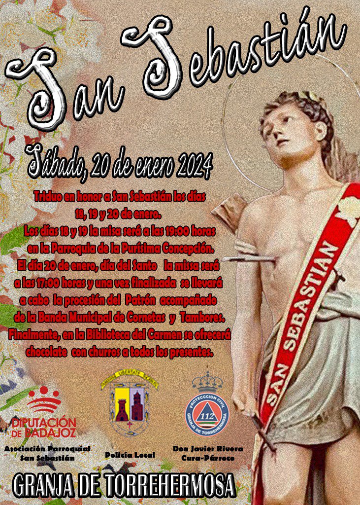 San Sebastián 2024 en Granja de Torrehermosa 