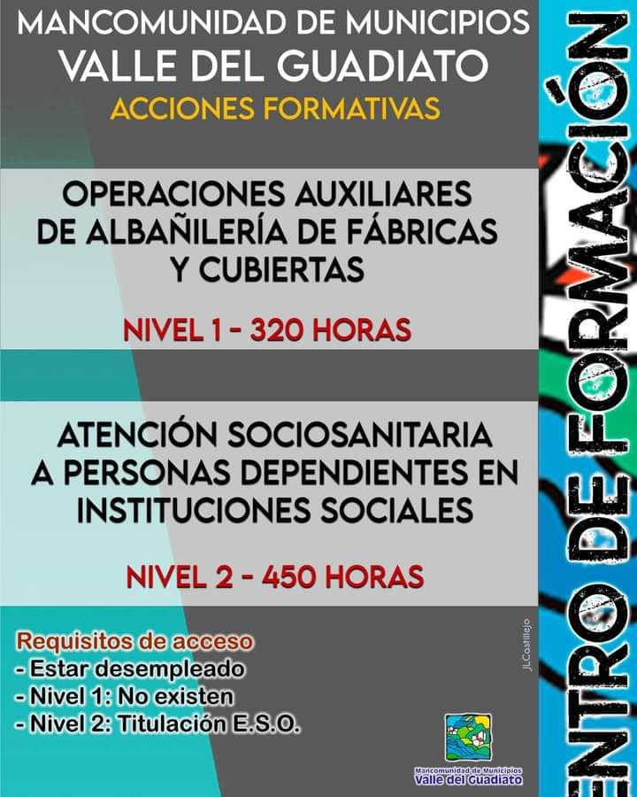 Acciones formativas Mancomunidad de Municipios Valle del Guadiato 
