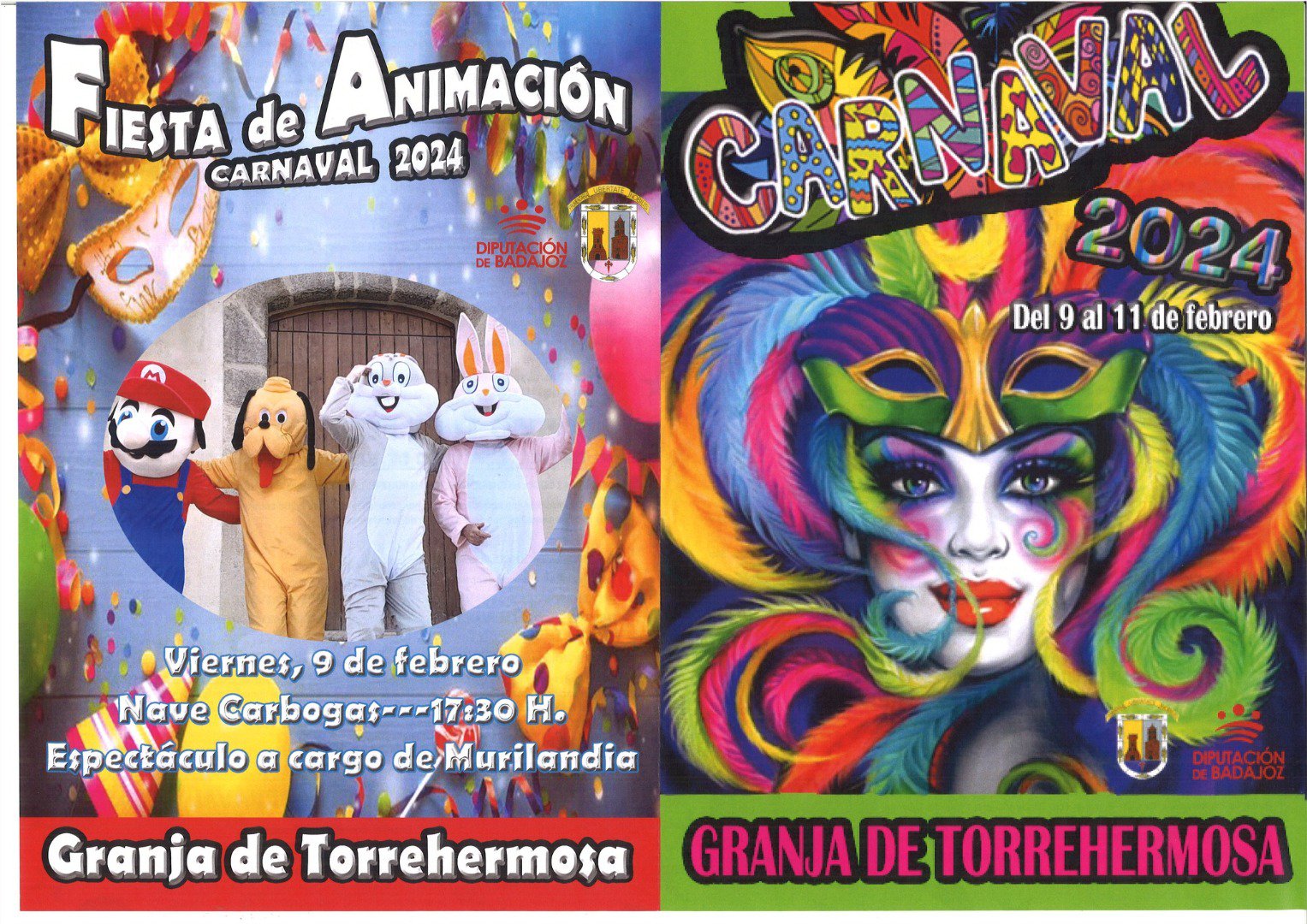 Programación Carnaval 2024 Granja de Torrehermosa 
