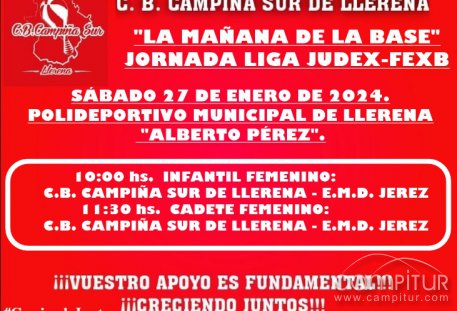 C.B. Campiña Sur de Llerena Agenda fin de semana 