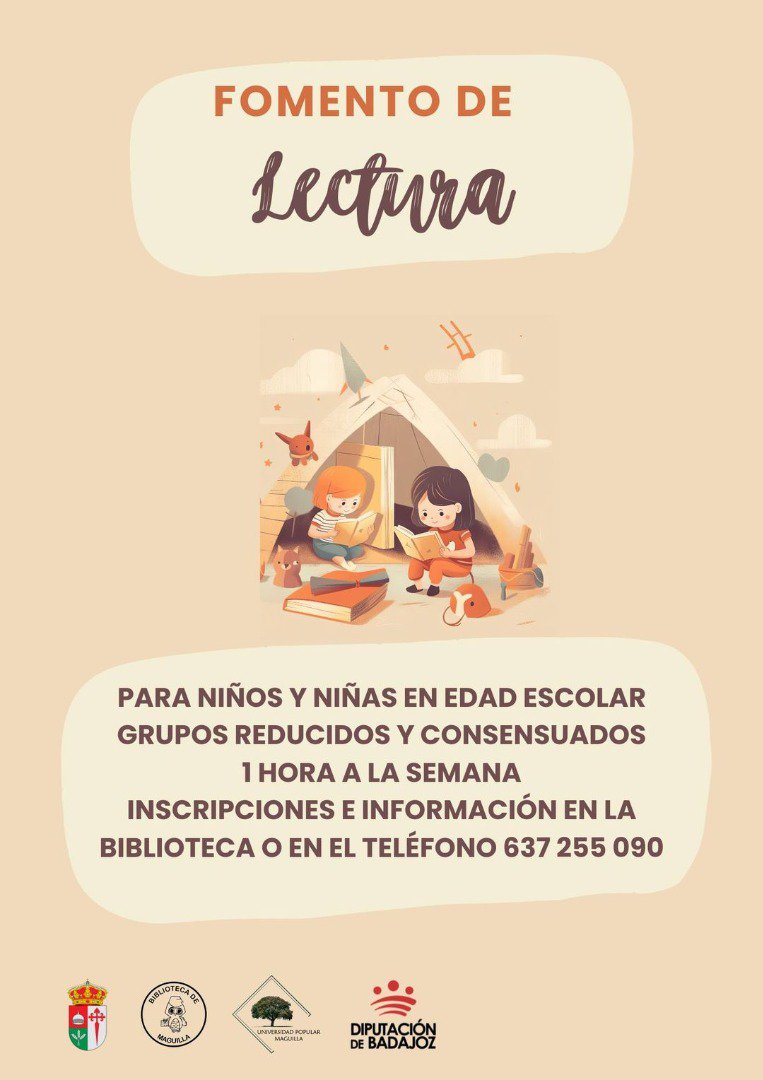 Fomento de la lectura en Maguilla 