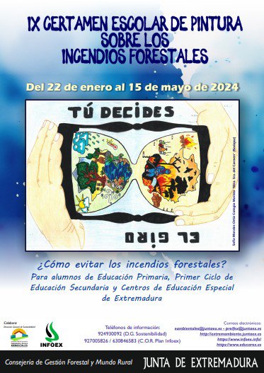 IX Certamen Escolar de Pintura sobre los Incendios Forestales 