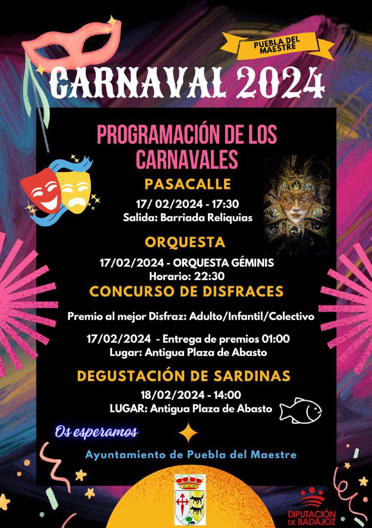 Carnaval 2024 en Puebla del Maestre 