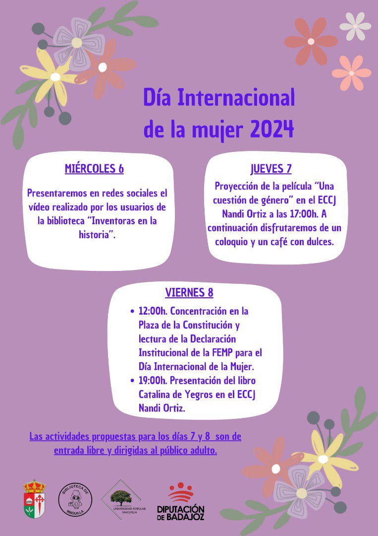 Día Internacional de la Mujer 2024 en Maguilla 