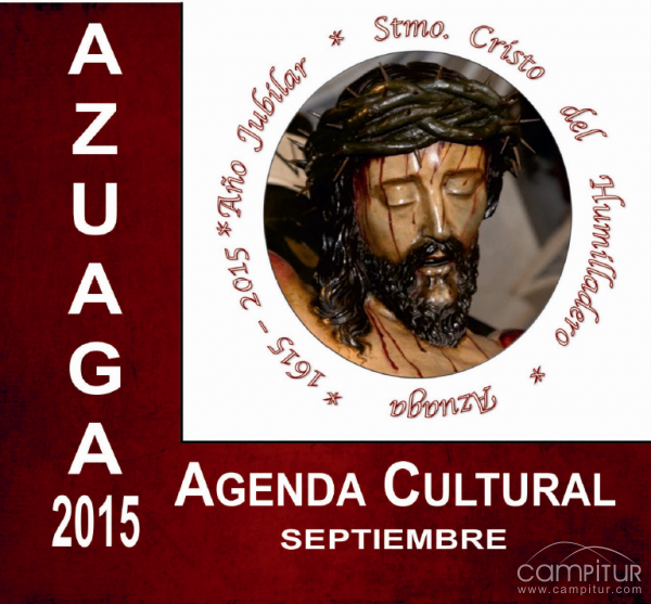 Agenda Cultural para el mes de septiembre de 2015 en Azuaga