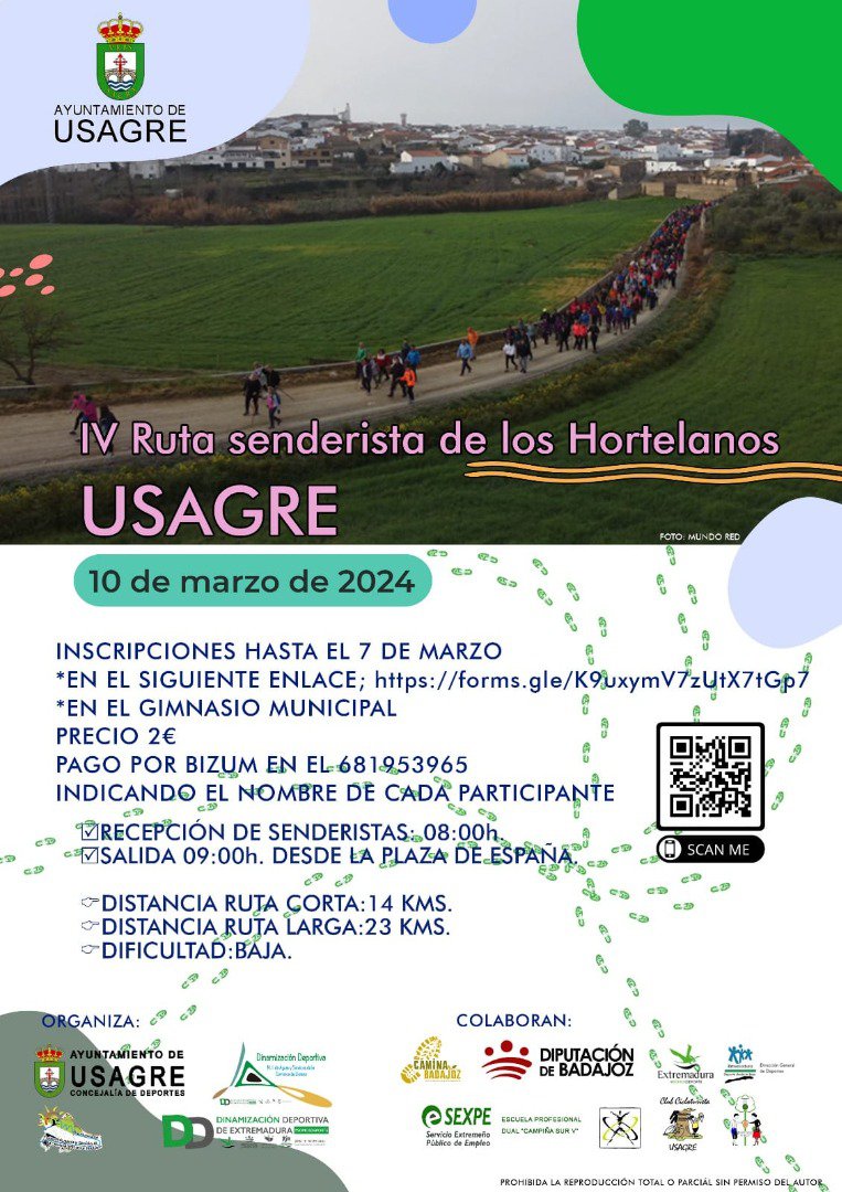 IV Ruta Senderista de los Hortelanos de Usagre 