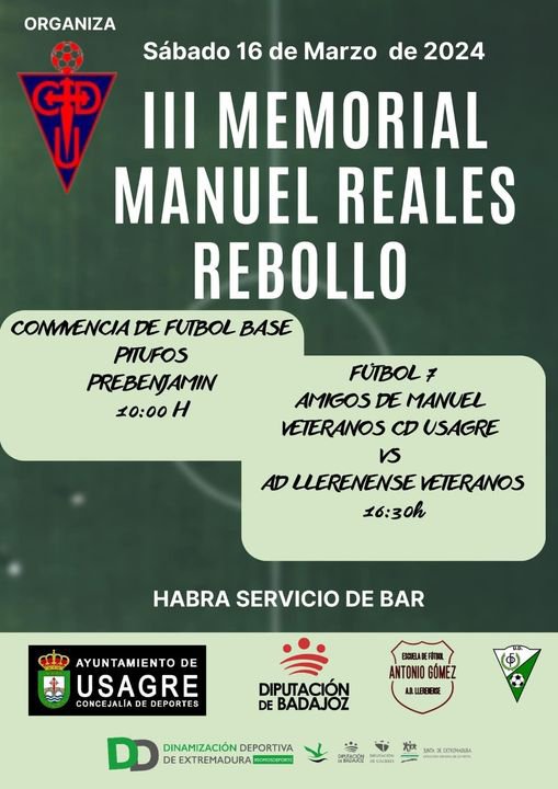 III Memorial Manuel Reales Rebollo en Usagre 