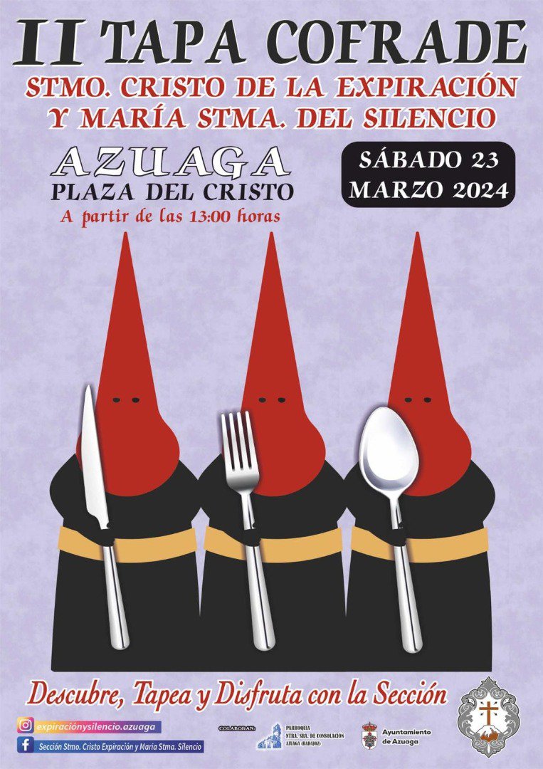 II Tapa Cofrade Stmo. Cristo de la Expiración y María Stna. Del Silencio 