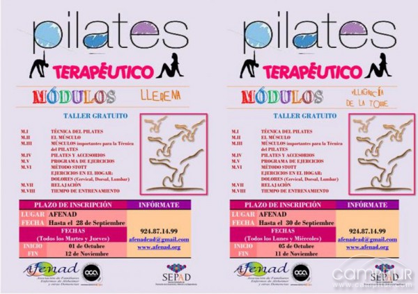 Taller Terapéutico de Pilates en Llerena y Villagarcía