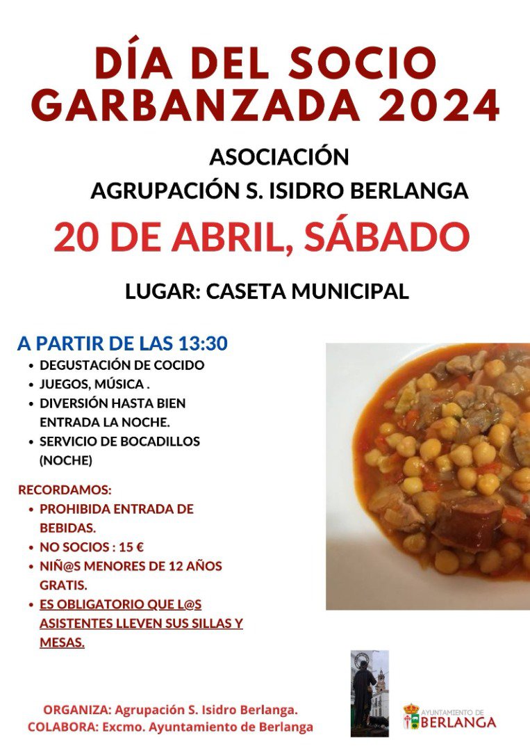 Día del Socio Garbanzada 2024 