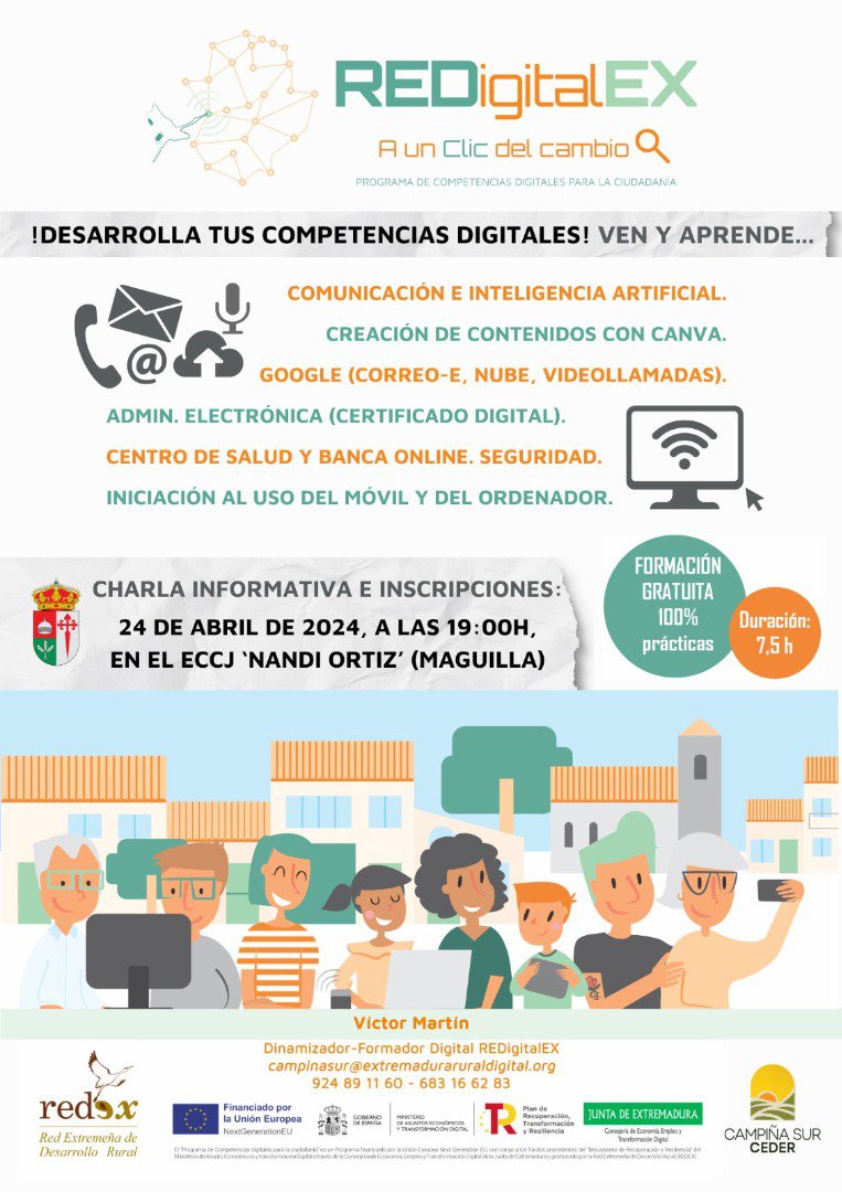 Programa de Competencias Digitales para la Ciudadanía en Maguilla 