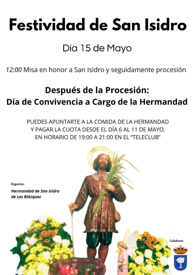 Celebración en Honor a San Isidro en Los Blázquez
