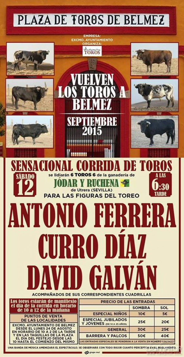 Vuelven los toros a Belmez