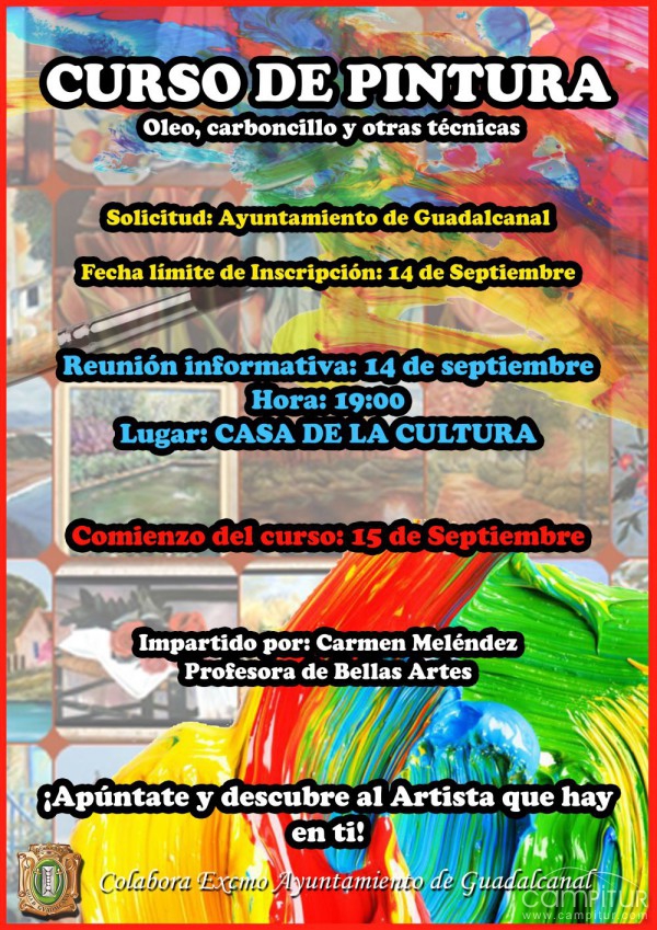 Curso de Pintura en Guadalcanal 