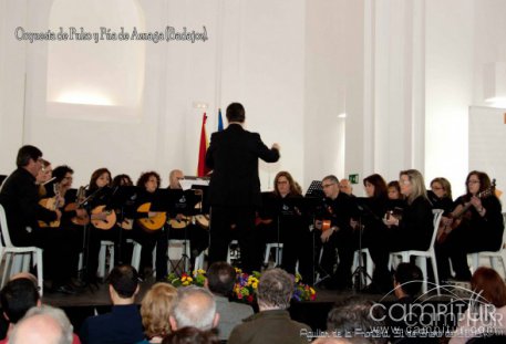 Actuación de la Orquesta de Pulso y Púa de Azuaga en Peñarroya 