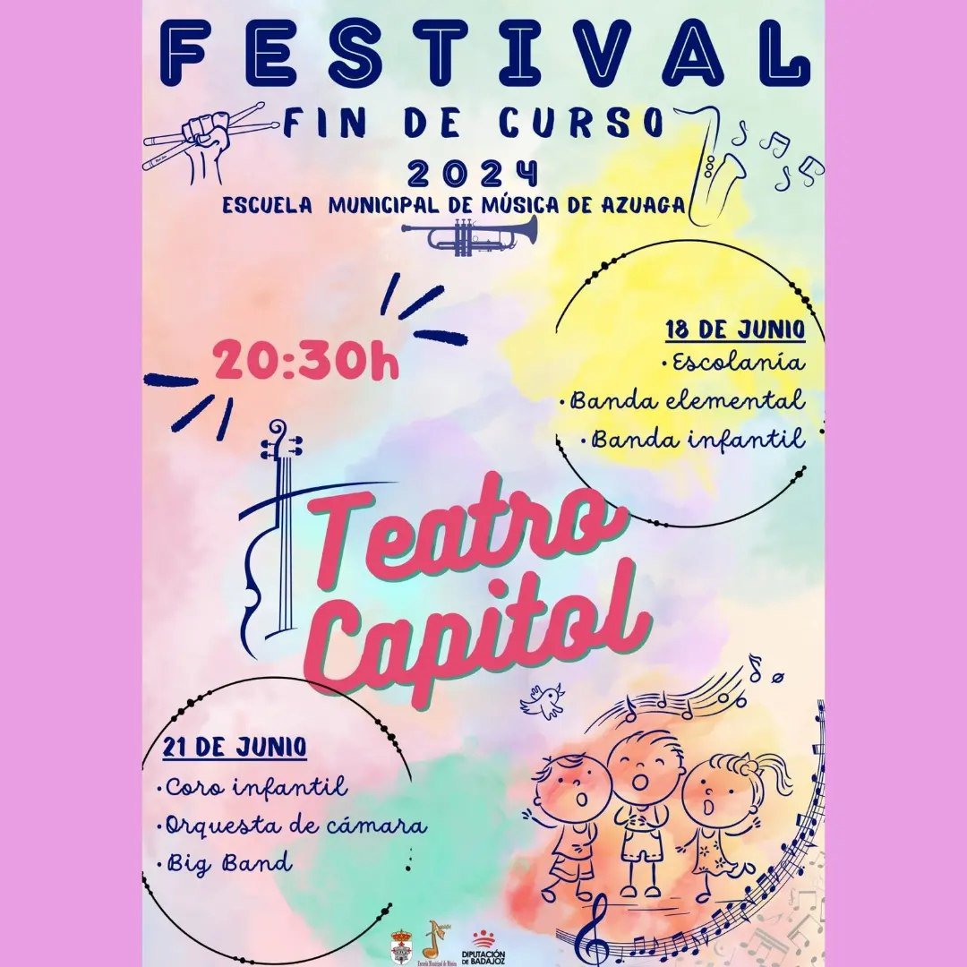 Festival de Fin de Curso de la Escuela Municipal de Música de Azuaga