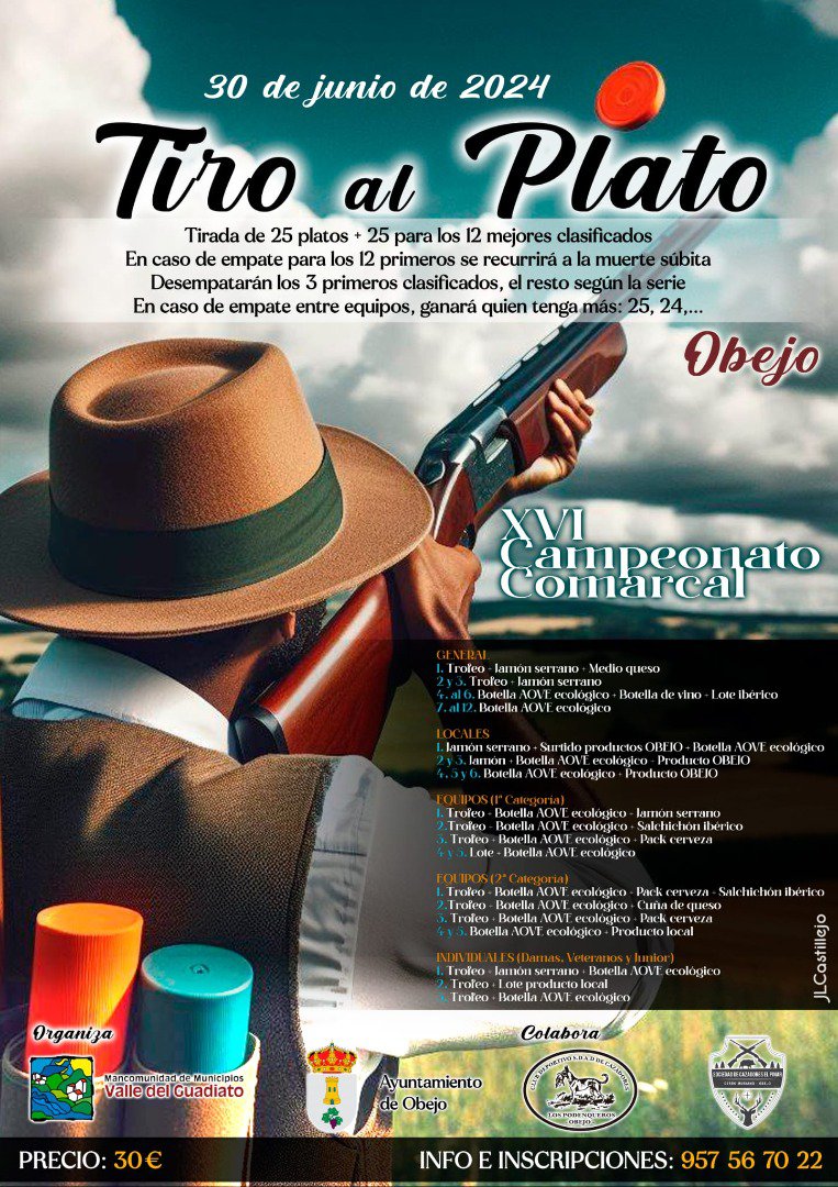 Obejo se prepara para el XVI Campeonato Comarcal de Tiro al Plato 