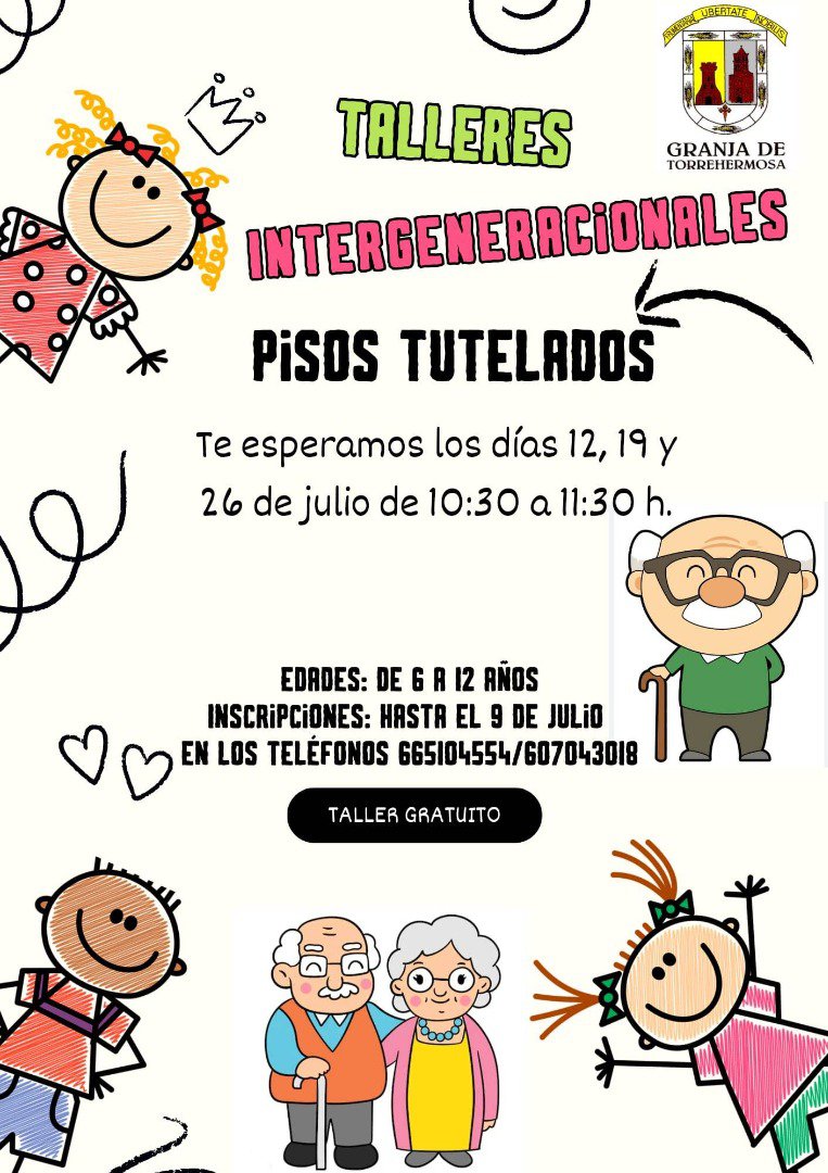 Talleres Intergeneracionales en Granja de Torrehermosa