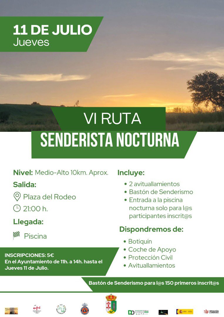 Campillo de Llerena se Prepara para la VI Ruta Senderista Nocturna