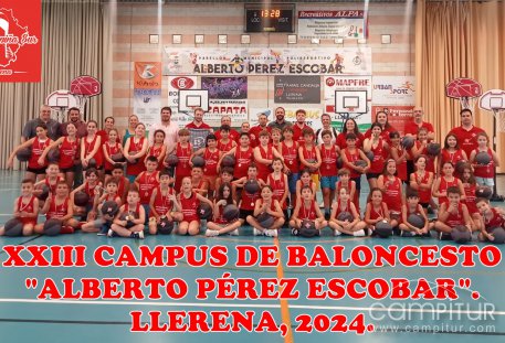 Clausurado el exitoso XXIII Campus de Baloncesto “Alberto Pérez Escobar”, Llerena 2024 
