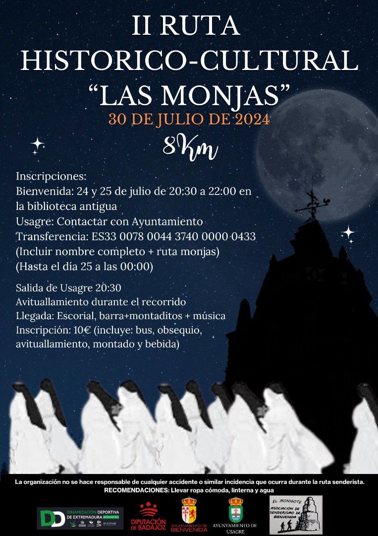 II Ruta Histórico-Cultural "Las Monjas" en Usagre