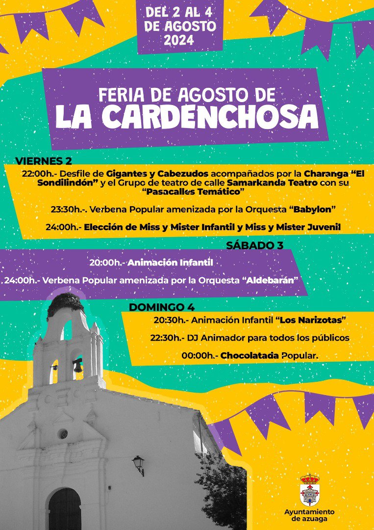 La Cardenchosa celebra su primera feria del verano