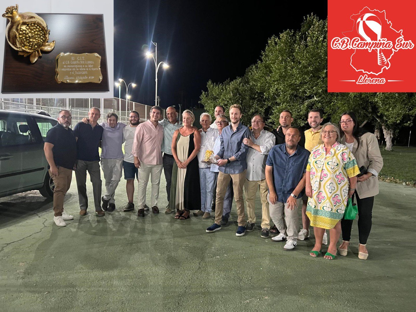 El C.B. Campiña Sur de Llerena, recibe la Granada de Oro 2024 