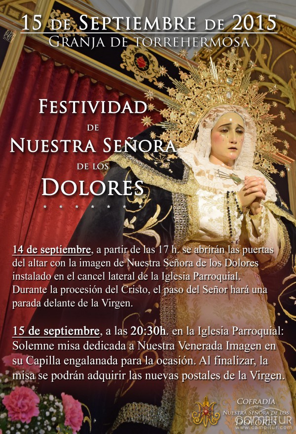 Festividad de Nuestra Señora de los Dolores en Granja de Torrehemosa 