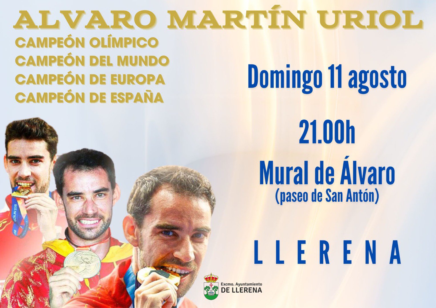 Celebración en Llerena por el Triunfo Olímpico de su Atleta Más Ilustre