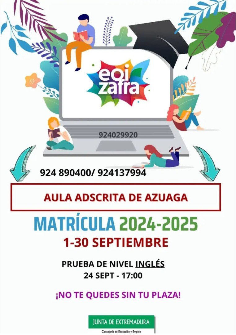 Nuevas Oportunidades para Aprender inglés en Azuaga 