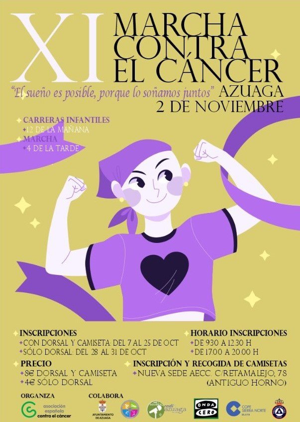 XI Marcha contra el Cáncer y Rutas Saludables en Azuaga