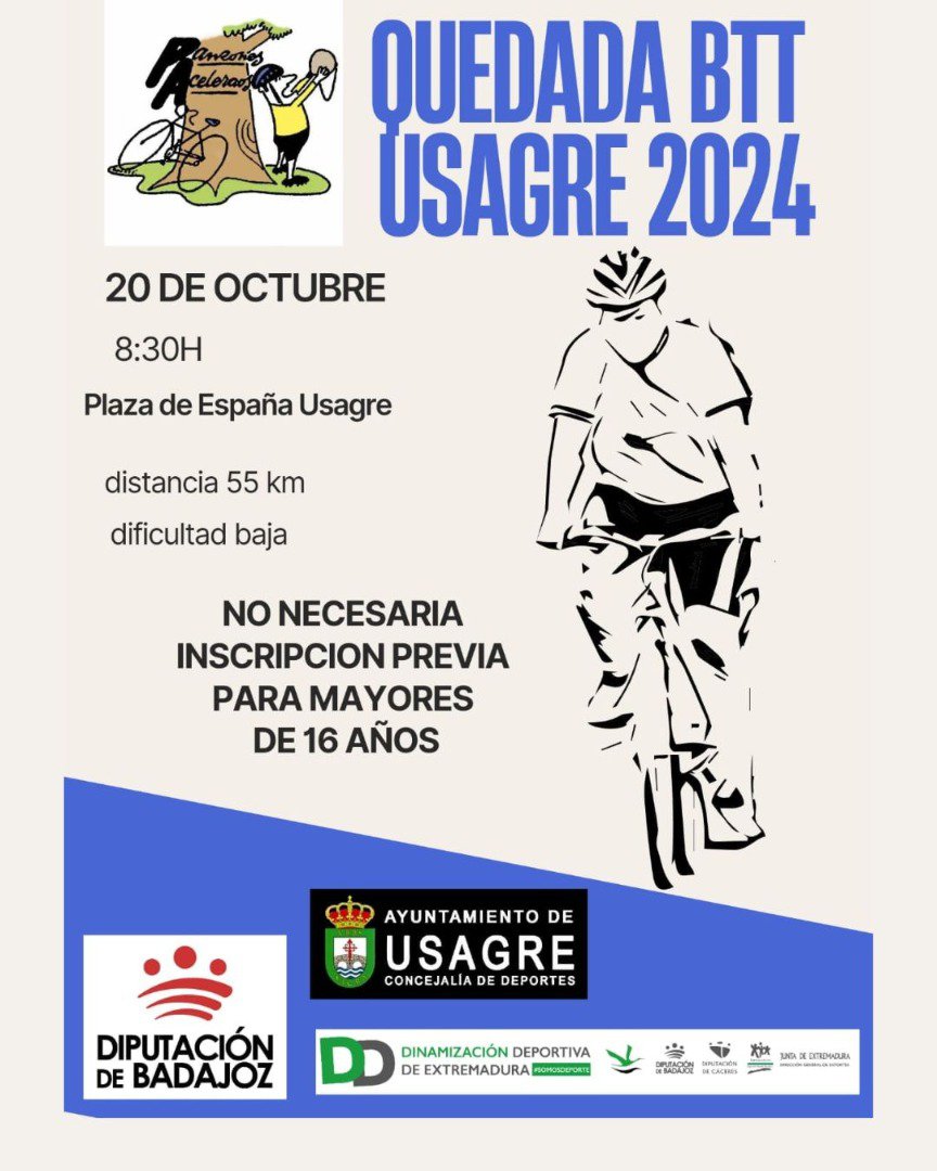 Quedada BTT y Día de la Bicicleta en Usagre