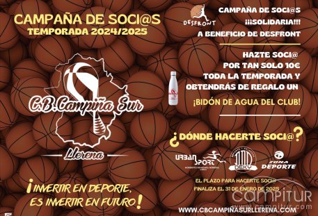 C.B. Campiña Sur de Llerena, abierta Campaña de Socios 