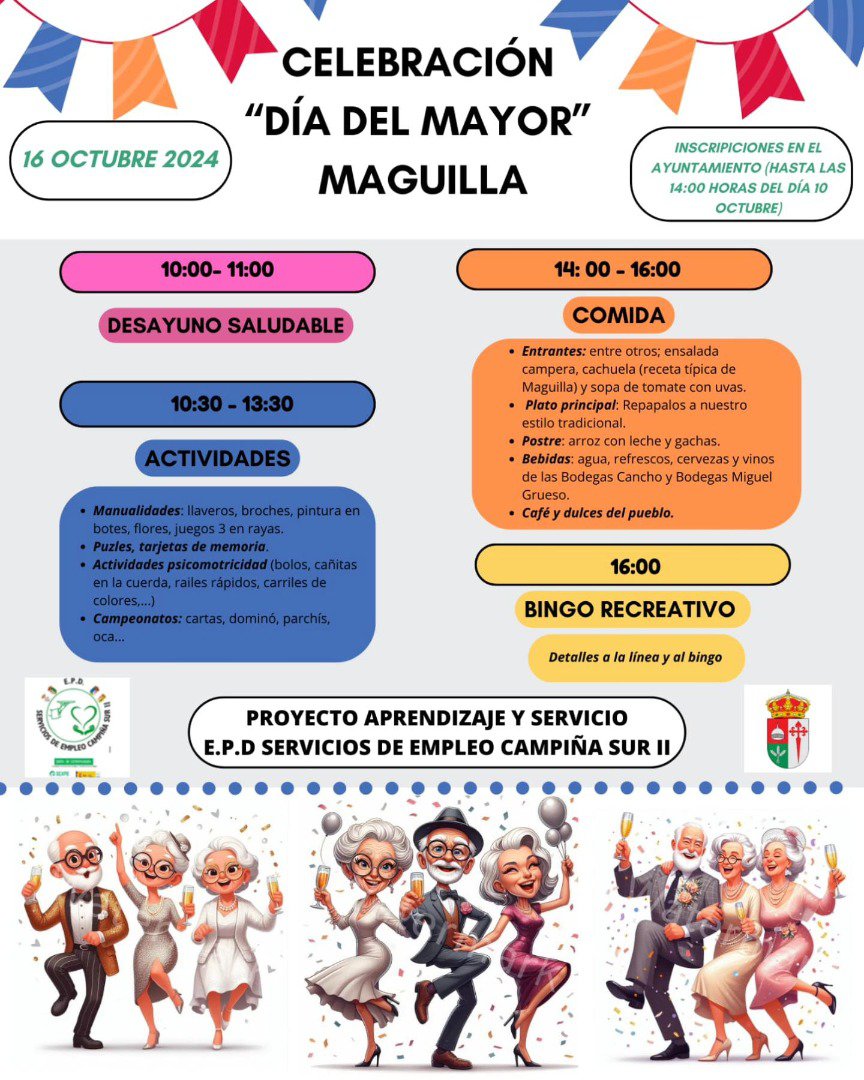 Celebración del "Día del Mayor" en Maguilla
