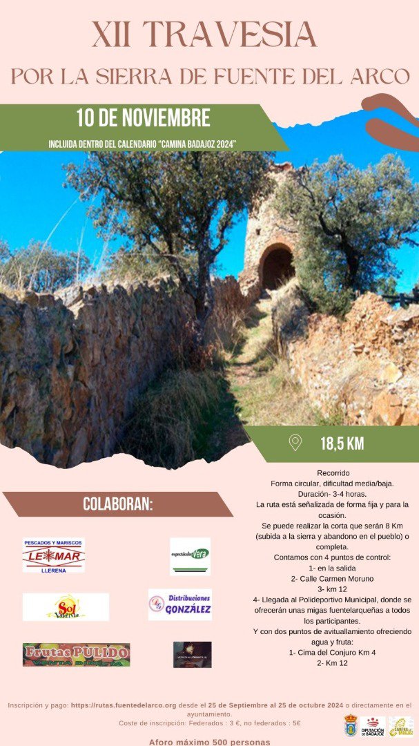 XII Travesía por la Sierra de Fuente del Arco