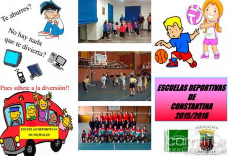 Abierto el plazo de inscripción para las Escuelas Deportivas en Constantina 