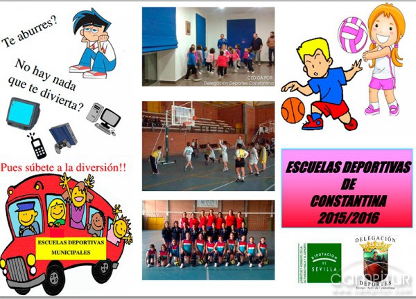 Abierto el plazo de inscripción para las Escuelas Deportivas en Constantina 