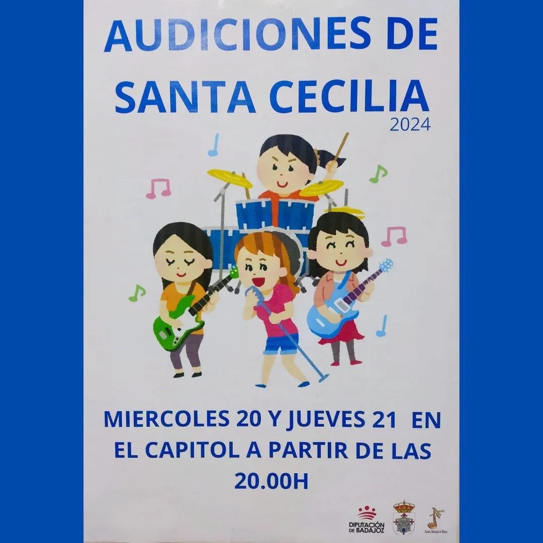 Azuaga celebra a Santa Cecilia con música y tradición