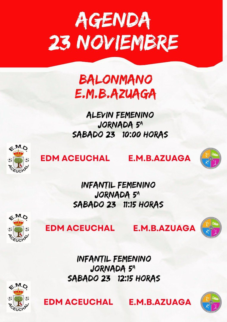 Actividades Deportivas en Azuaga: Agenda del Fin de Semana