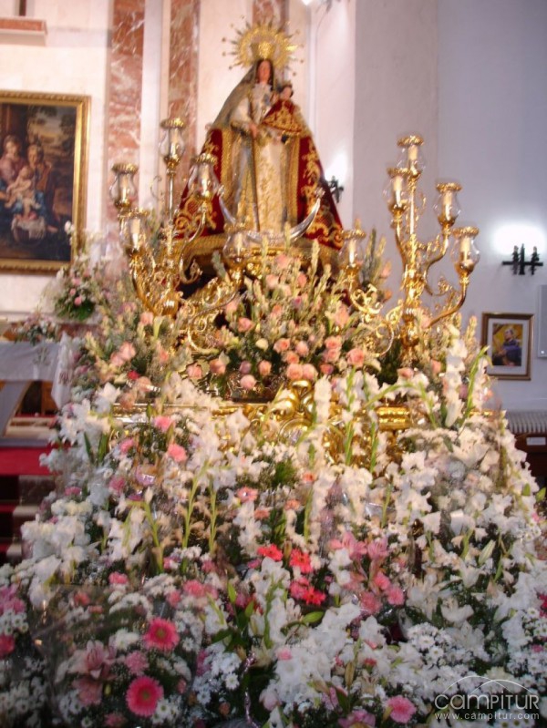 La iglesia de Fuente del Arco acoge a la Virgen del Ara 