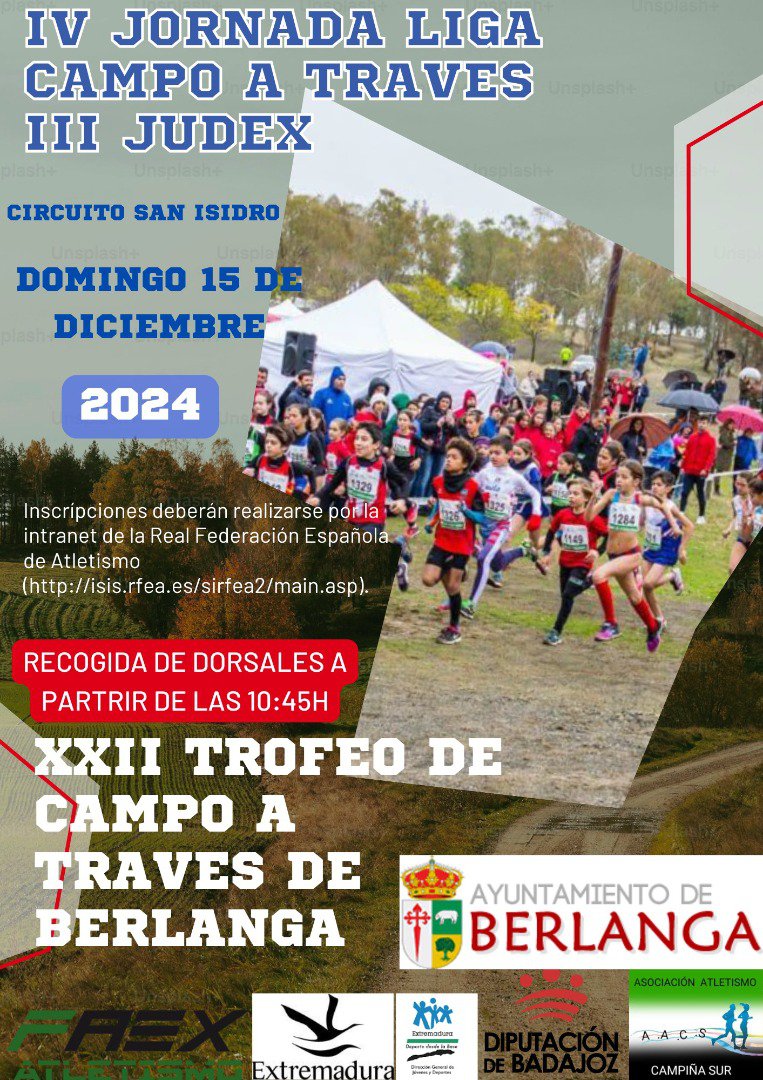 Berlanga acogerá el XXII Trofeo de Campo a Través en diciembre 
