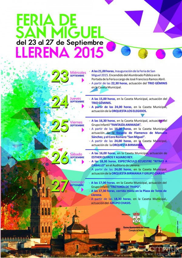 Feria de San Miguel 2015 de Llerena 