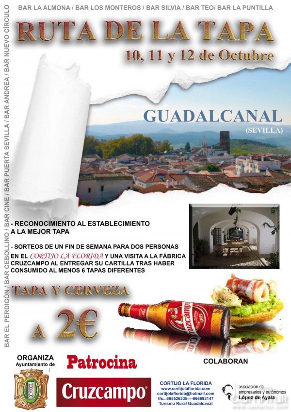 Ruta de la Tapa 2015 en Guadalcanal   