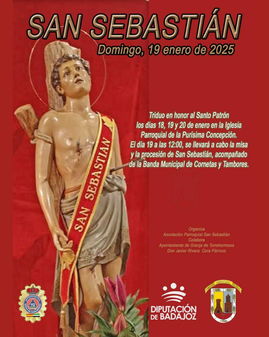 Granja de Torrehermosa celebra San Sebastián 