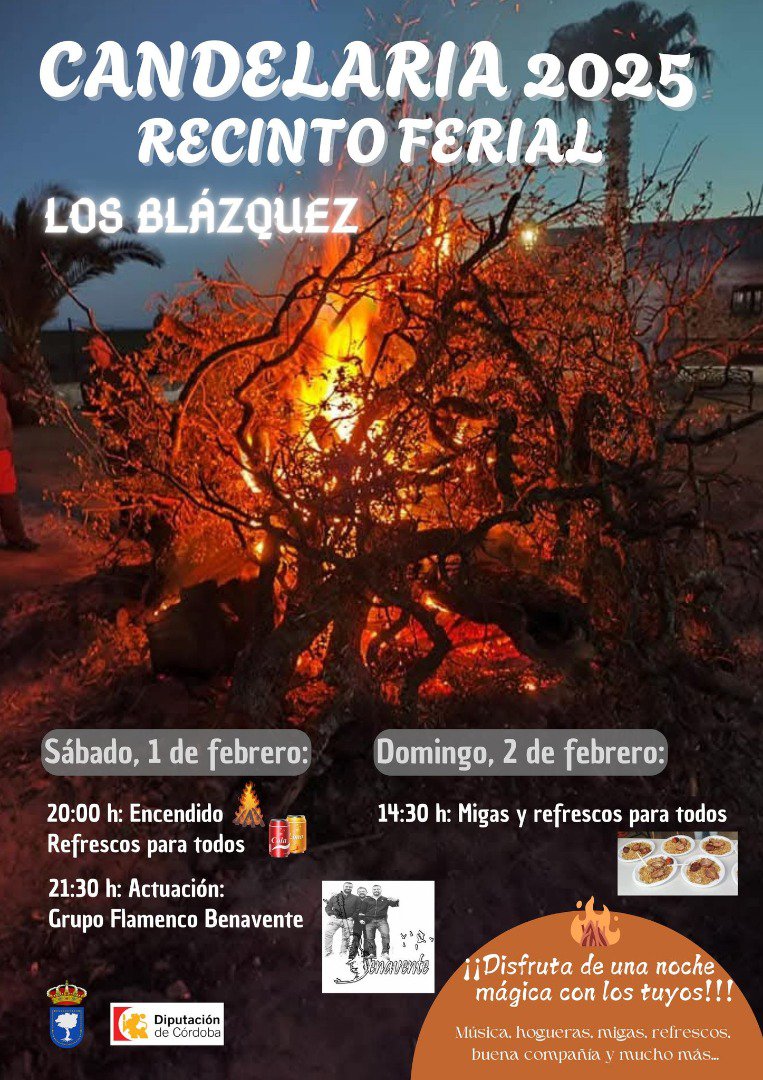 Los Blázquez celebra la tradicional Candelaria 2025 con música flamenca y actividades para todos  