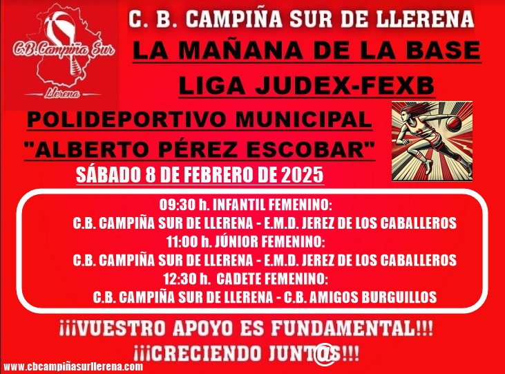 Agenda fin de semana C.B. Campiña Sur de Llerena 