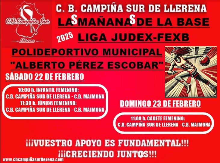 Agenda fin de semana C.B. Campiña Sur de Llerena 
